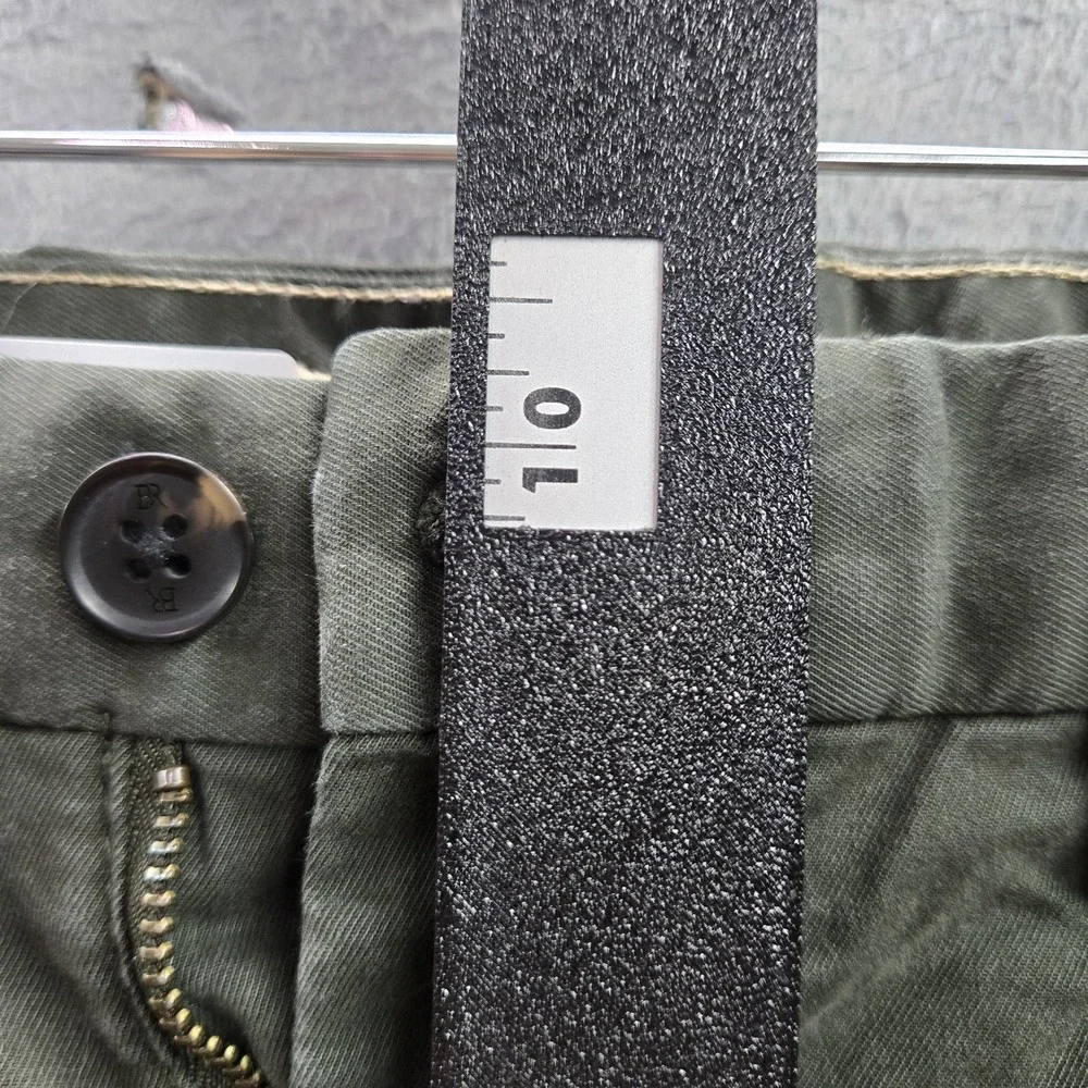 Banana Republic Men Pants‎ 33X32 Green Chino Twill Lived-In Skinny Fit